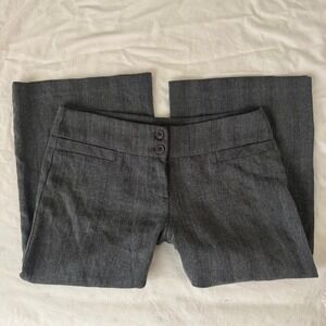 Grey‎ pinstripe Capri trousers